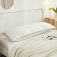thumbnail image 3 of Move Over Beige Grey Body Pillow Cover 20x54 inches Boho Chic Pom Poms Fringe Pattern Body Pillowcase 100% Washed Microfiber, 3 of 8