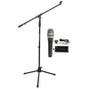 Rockville RMP-XLR Dynamic Cardioid Pro Microphone +10' XLR Cable + Clip + Stand