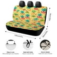 thumbnail image 2 of Lunarable Pineapple Car Rear Seat Cover Accessories Universal Fit Car Seat Covers Durable, 2 of 6