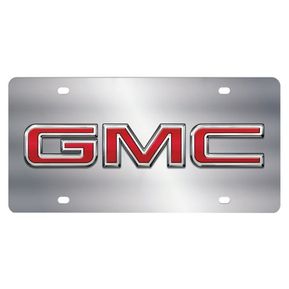 GMC Logo License Plate (Chrome)