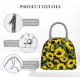 thumbnail image 4 of Balery Sunflowers In Vintage Bolsa de Almuerzo para Mujeres, Caja de Almuerzo, Bolsa de Almuerzo Pequeña Impermeable, Tote de Almuerzo Reutilizable con Gran Capacidad, 4 of 6