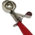 thumbnail image 3 of TrueCraftware – 1 1/3 oz Stainless Steel Ice Cream Disher, Red Handle, NSF Certified, 3 of 4