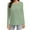Light green, variant on Women Long Sleeve Shirts Tops Fall Tunic Causal Fashion Round Neck Basic Tee