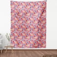 thumbnail image 4 of Ambesonne Floral Fabric by the Yard Upholstery, Monstera Palm Exotic Flowers, 5 Yards, Pastel Pink Yellow, 4 of 5