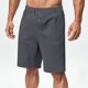 thumbnail image 4 of pstuiky Abreviatura para hombres, Pantalones cortos transpirables de color sólido con cintura elástica y cordón ajustable para hombre Pantalones cortos de golf, 4 of 8