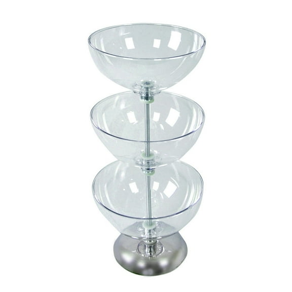 Three-Tier 12", 12" & 12" Bowl Display