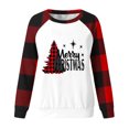 thumbnail image 4 of Tumotour Christmas Sweater for Women Christmas Print Hoodless Sweatshirt Crewneck Long Sleeve Pullover Sweatshirt Tunic Blouse, 4 of 4