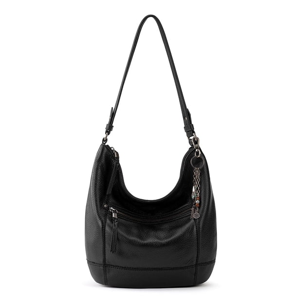 Bolso Hobo The Sak Sequoia Leather negro para mujer