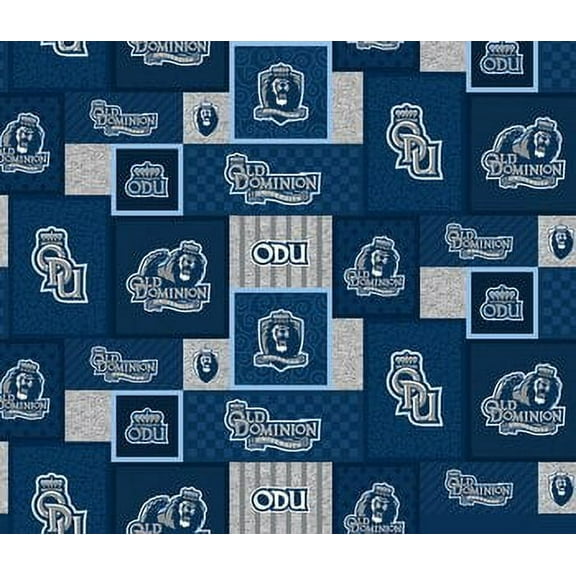 Old Dominion University Fleece Fabric 58" By The Yard