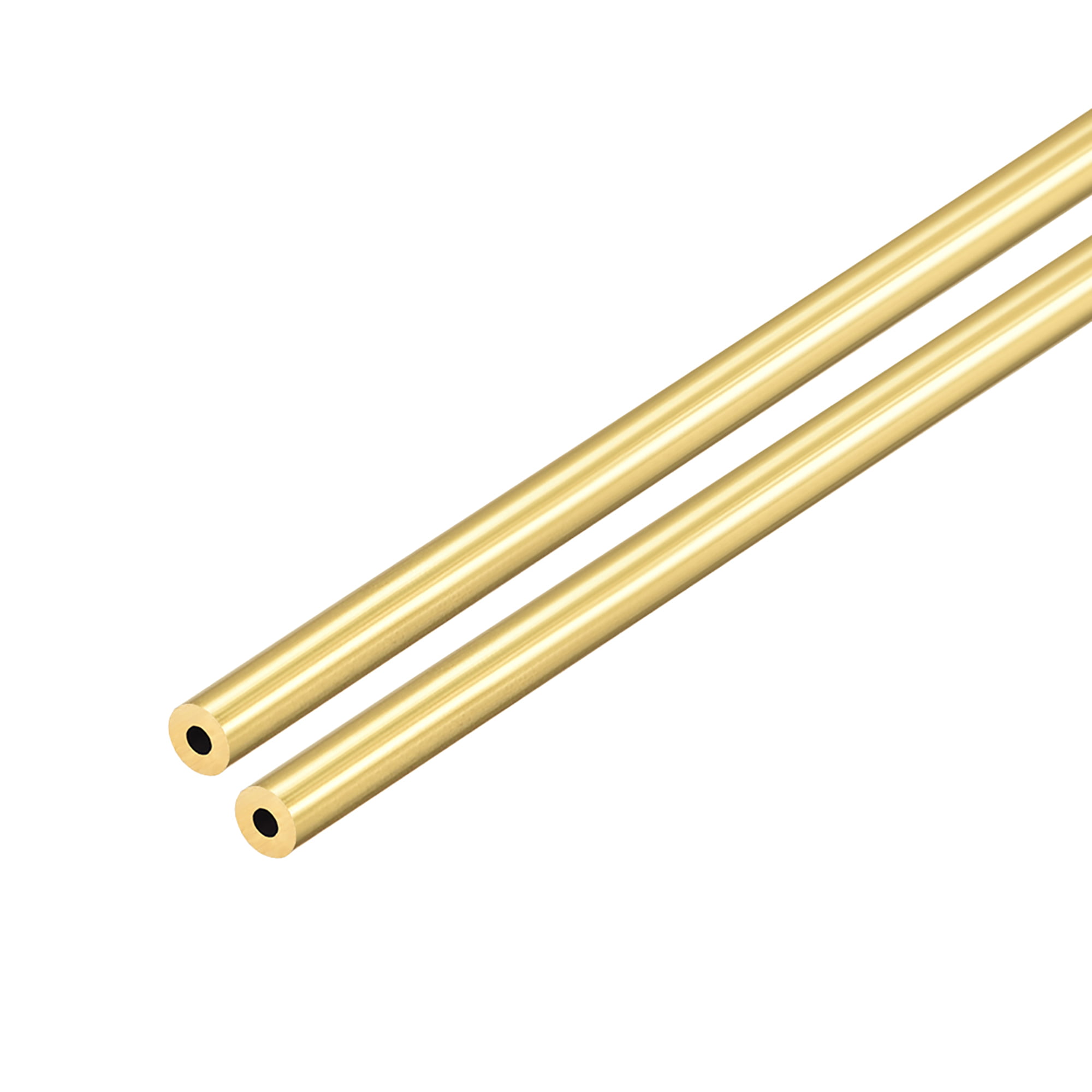 uxcell 5mm x 9mm x 500mm Brass Pipe Tube Round Bar Rod for RC Boat 