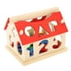 thumbnail image 2 of Bloques de números de madera BuyWeekMX Juguetes educativos para niños 13 x 10,5 x 10,5 cm, 2 of 9