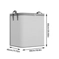 thumbnail image 5 of Sneaker Storage Heavy Duty Storage With Reinforced Handles Extra Large Storage Bags For Clothes Comforter Storage Tote Bag Blanket Storage Bags With Zipper Thickened Double Zipper For Space Saving, 5 of 6