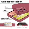 thumbnail image 5 of Compatible with Xiaomi 13 Lite Case Shockproof, Liquid Silicone Ultra Slim Protective Xiaomi 13 Lite Phone Case Soft Anti-Scratch Cover with Full Body Protection Cases (Camellia Red), 5 of 14