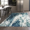 thumbnail image 3 of Luxe Weavers Victoria Collection 9084 Light Blue 4x5 Abstract Area Rug, 3 of 9