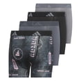 thumbnail image 3 of Calzoncillos tipo bóxer adidas Athletic Fit, paquete de 4 unidades, talla M, 3 of 3