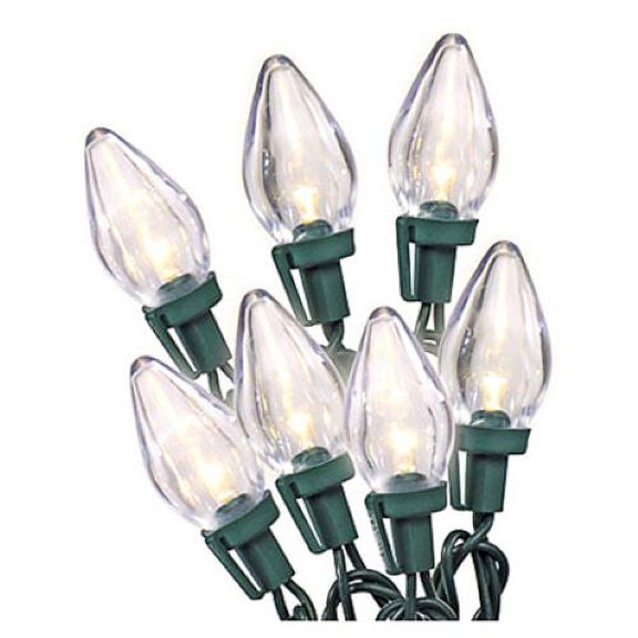 Holiday Wonderland 2735-88A Holiday LED 25-Light C7 Warm White Bulb Set