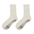 thumbnail image 1 of Bienvenido Calcetines de yoga con empuñaduras para mujer, calcetines antideslizantes para yoga, pilates, barra, danza, 1 of 5