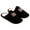 Black, variant on Corduroy Scuff Slippers for Women Soft Comfy Warm Memory Foam Slip on Travel Indoor House Shoes