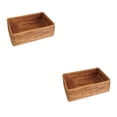 thumbnail image 4 of Caja de almacenamiento Wosthever moderna de mimbre natural 2Conjunto, 4 of 6