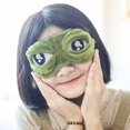 thumbnail image 4 of Cute Green Frog Funny Eye Masks para adultos Niños Funny Blindfold con ojos Open Sleep Mask Rana con los ojos vendados Xemadio 220946, 4 of 9
