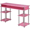thumbnail image 1 of Pemberly Row Bureau d'Étudiant Contemporain Sans Outils, Fini Bois Rose, 1 of 3