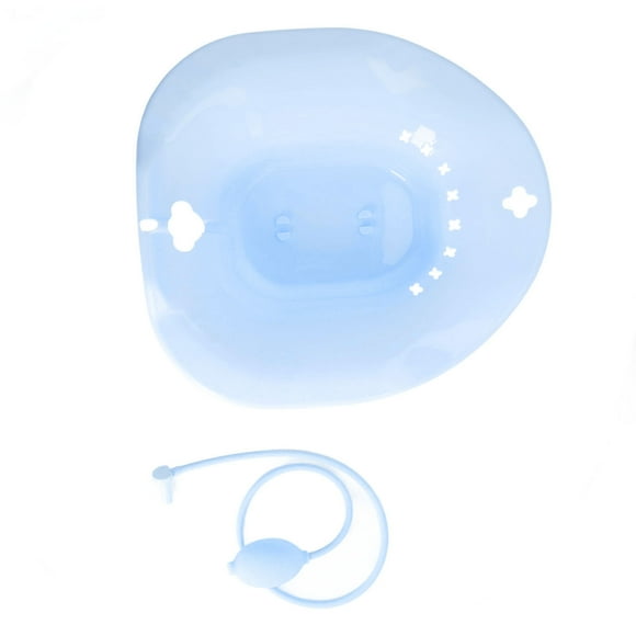 Bath Sitz Bath Universal Squat Free Toilet Bath with Flusher for Postpartum Care Hemorrhoids