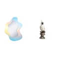 thumbnail image 1 of Escultura de espejo acrílico con forma de loro ondulado. Figura decorativa moderna de resina con forma de animal, ideal para maquillaje, decoración de, 1 of 8
