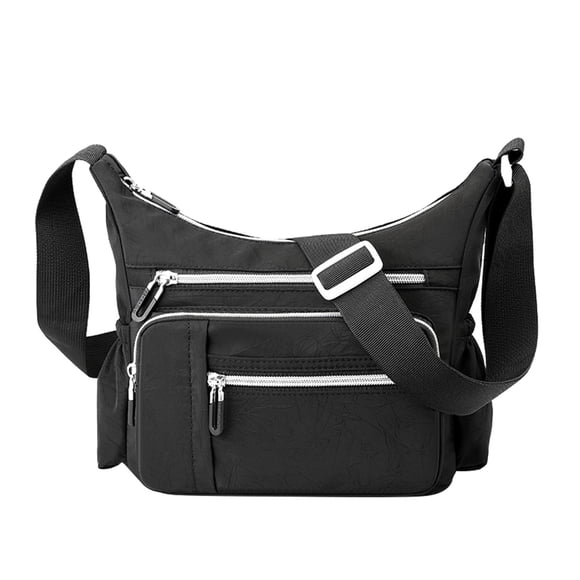 YOUSNH Shoulder Handbag for Women Roomy Multiple Pockets Bag Ladies Crossbody Purse Fashion Tote Top Handle Satchel Shoulder Bags Black