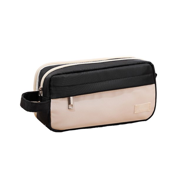 Estuche para lápices de poliéster, multicapa, con cremallera, organizador portátil para bolígrafos, lápices y material de arte. Bolsa de escritorio para el hogar, la escuela o la oficina.