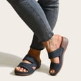 thumbnail image 5 of Sandalias de playa de cuña con punta abierta y huecos cómodos para vacaciones de ocio para mujer Wmkox8yii  ytu3280, 5 of 5