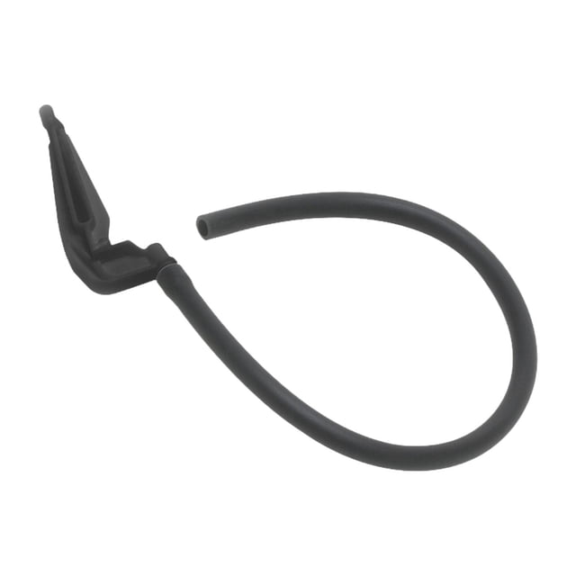 Tubo de recarga de inodoro y abrazaderas para tuberías. Abrazadera para mayoría de las demás válvulas. Kit de reparación de inodoro de repuesto. Negro