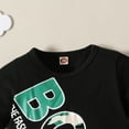 thumbnail image 6 of Toddler Baby Boys 2pcs Clothes Summer Outfits Letter T Shirt Tops Cartoon Animal Shorts Clothing Set 1 to 5 Years, 6 of 9