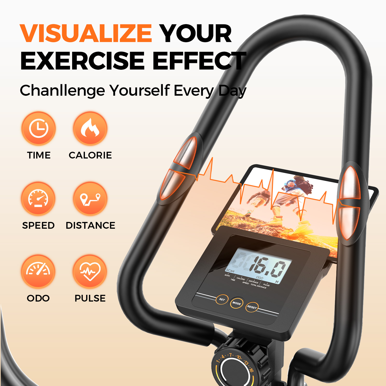 FED Fitness UPGO Pro Cardio Climber Stepping Elliptical photo 2