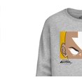 thumbnail image 3 of AVATAR The Last Airbender Mens Long Sleeve Shirt, Graphic Print Aang The Airbender Shirt Heather – 2XL, 3 of 6