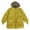 Yellow, variant on Little/big Kids Girls' Closure Long Sleeve Colorblocked Bear Ears Hooded Zipper Jacket Coat Jacket Fall Winter Clothes