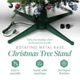 thumbnail image 4 of Home Heritage Rotating Christmas Tree Stand for Trees Up to 7.5 ft, Metal, 4 of 8