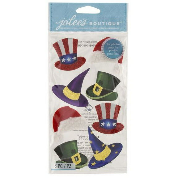 Jolee's Boutique Holiday Hat Dimensional Sticker
