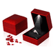 thumbnail image 2 of "Caja Estuche Para Anillo De Compromiso Con Luz Led Lab.G, Rojo ", 2 of 5