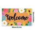 thumbnail image 3 of Lilixerw Summer Doormat Flower Front Door Welcome Mat Rustic Yard Non Slip Seasonal Home Decoration Spring Indoor Outdoor 31.4 x 19.6 inch, 3 of 6