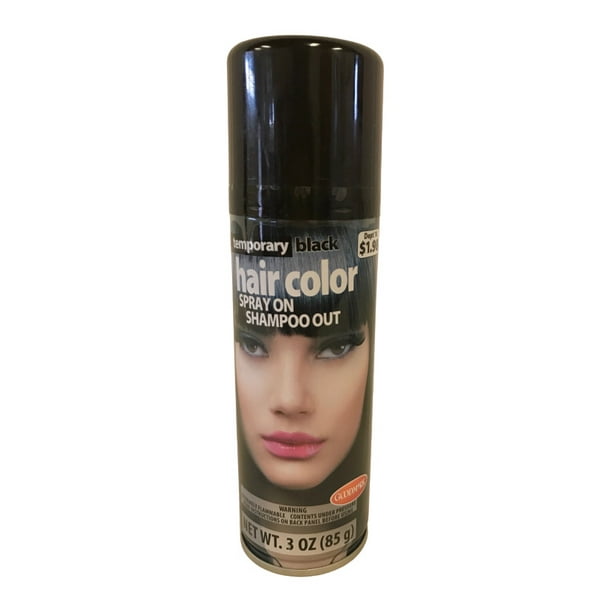 Halloween Temporary Hair Color Spray Black