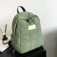 thumbnail image 5 of Puffer Quilted Backpack for Women College Backpack Puffy Work Backpacks Fit Laptop Light Casual Daypack, 5 of 7