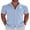 Clear Blue, variant on Mens Short Sleeve Button Down Shirts Summer Family Beach Outfits Dark Grey Dark Grey S
