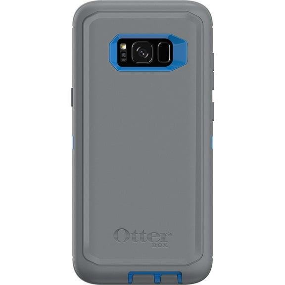 OtterBox DEFENDER SERIES SCREENLESS Case for Samsung Galaxy S8  - Frustration Free Packaging - MARATHONER COWABUNGA BLUE/GUNMETAL GREY