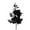 G, variant on Black Scary Pumpkin Arrangement Bouquet – Dark Style Halloween Table Decoration with Ghost Carvings for Home and Party Displays