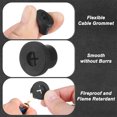 thumbnail image 2 of Grommets de goma Uxcell de 10 piezas para cableado, grommet para agujero de escritorio de 10 mm, 2 of 7