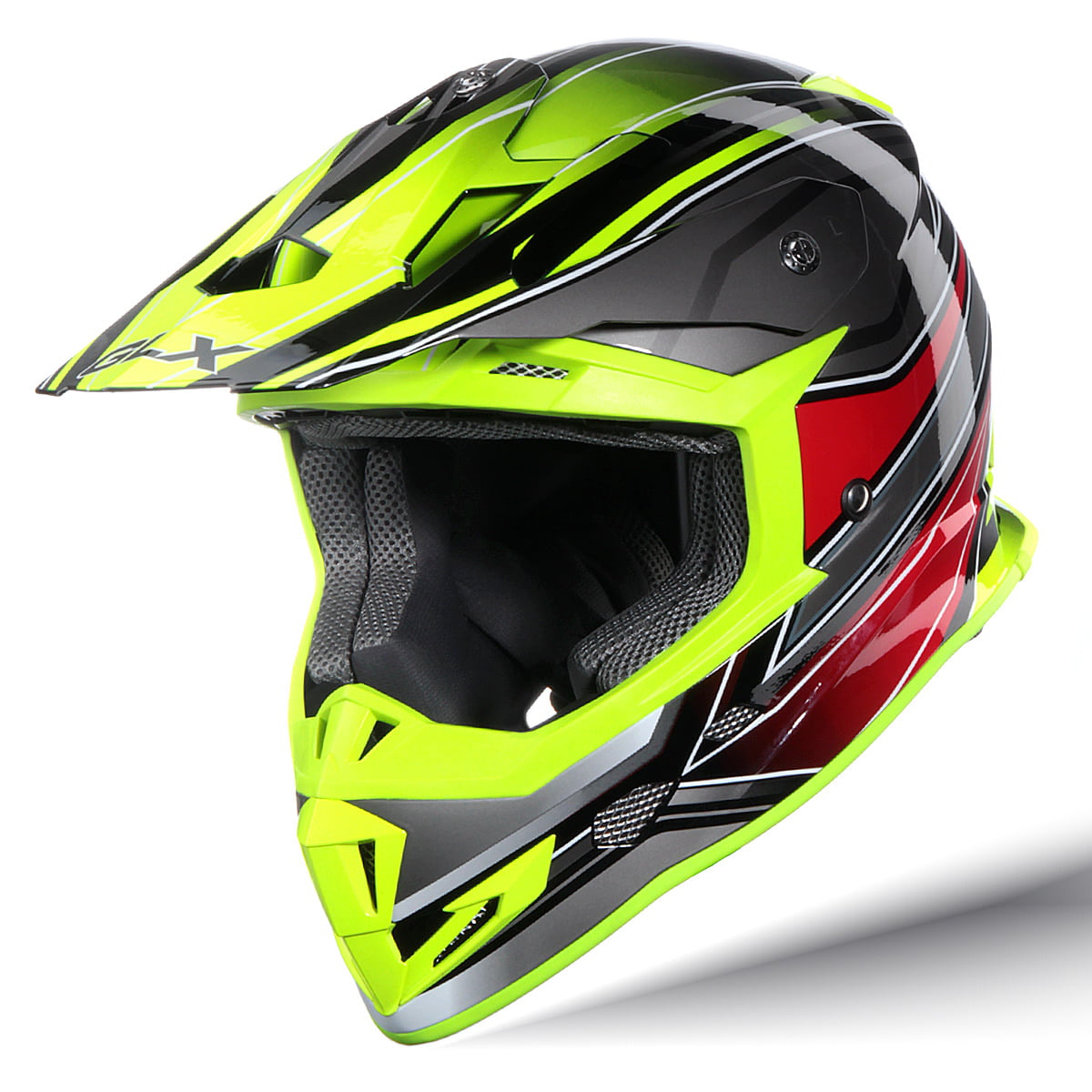Motorcycle Cross Off Road Adult Helmet DOT Approved for Men/Women Motocross Helmet Enduro Dirt Quad Bike ATV Vented Crash Helmet