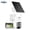 Only 1PCS solar camera, variant on Hiseeu Outdoor Wireless Solar Security Camera System, 4-Camera Home WiFi Surveillance Kit with NVR, 500G Hard Drive, 2K 4MP 360° View, Color Night Vision, PIR Human Detect, 2-Way Audio, IP66