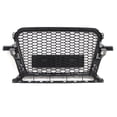 thumbnail image 2 of Ladcaser Honeycomb Mesh Front Bumper Grille Compatible for Audi Q5 SQ5 2013-2017, OE: 8R0853651AC, 8R0853651AL, 8R0853651AF, Black, 2 of 5