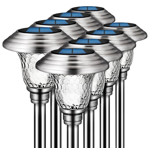 Solar Lawn Lights Outdoor Decorative Solar Garden Yard Lights Waterproof Auto-on/off Solar Landscape Lights for Lawn Patio Yard Garden Walkway