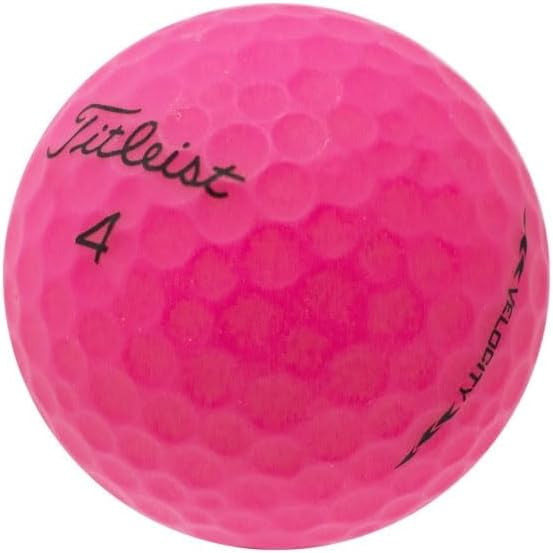 Pre-Owned Titleist Velocity Matte Pk Golf Balls, Mint / AAAAA Condition, 48 Count, by Reload